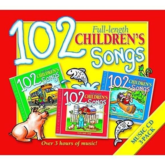 Vintage 2002, 102 Children's Songs [2002] by Twin Sisters (CD, 3 Discs Set) NEW - Picture 1 of 7